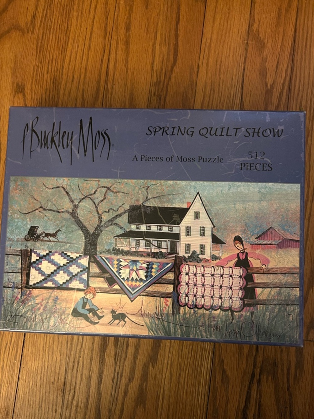 P. Buckley Moss - Spring Quilt Show Puzzle; A Pieces of Moss Puzzle